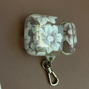 Kate Spade Clear Floral ear Pod cover
